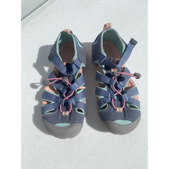 Keen Seacamp II CNX Youth Ocean Wave Big Girls Size 4 Waterproof Closed … - Picture 1 of 9